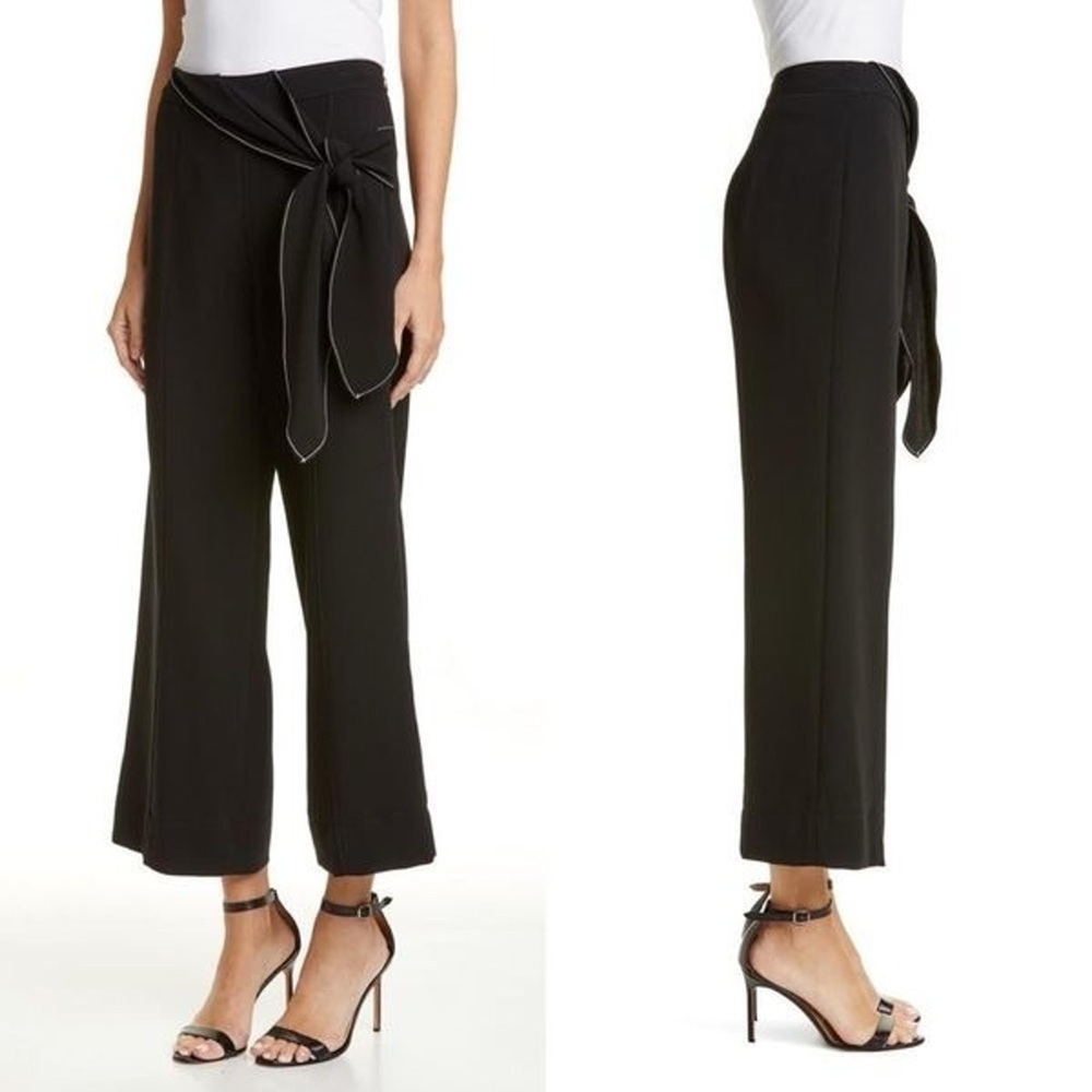 Cinq a Sept Jenna Tie-Waist Wide-Leg Works